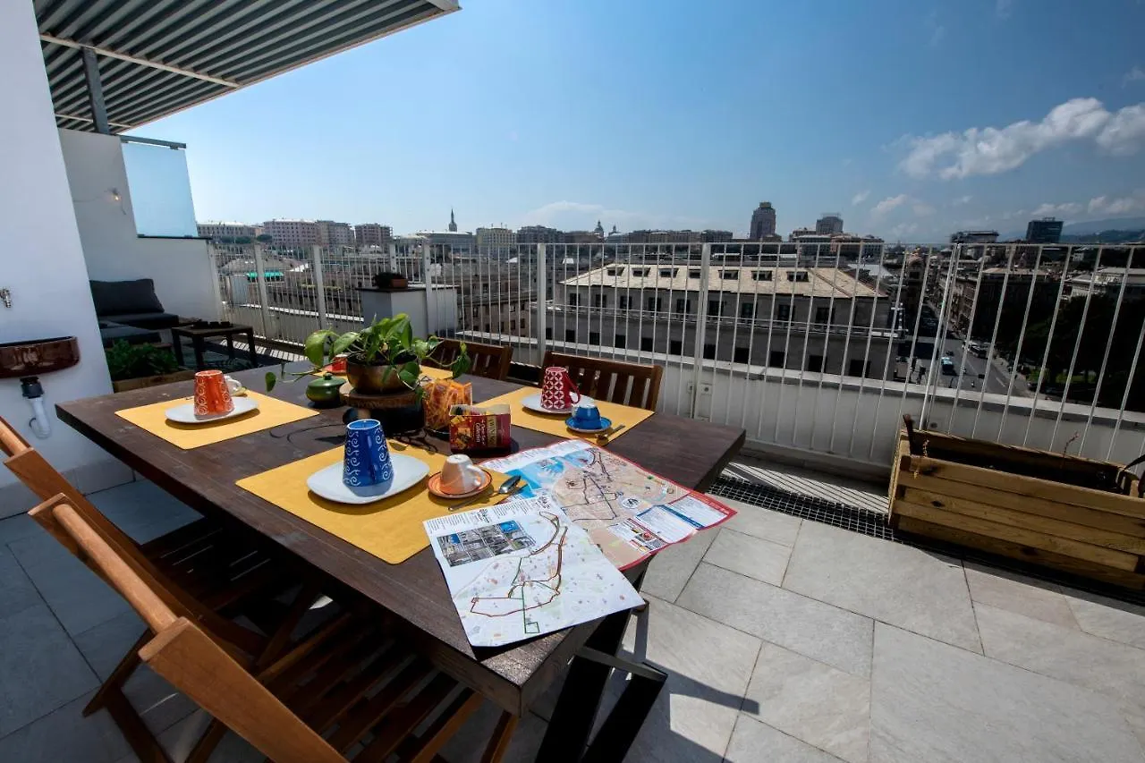 Appartamento Attico Luxury Con Parcheggio E Terrazza Vista Mozzafiato Genova