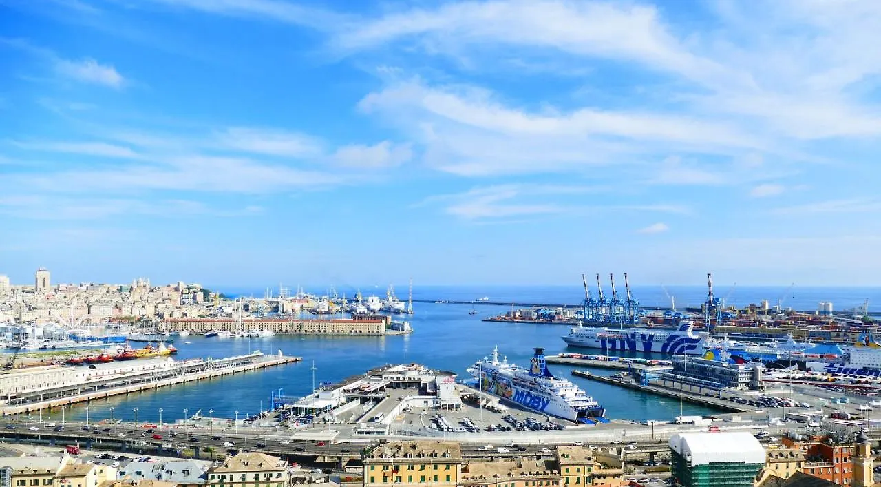 公寓 热那亚Attico Luxury Con Parcheggio E Terrazza Vista Mozzafiato公寓 意大利